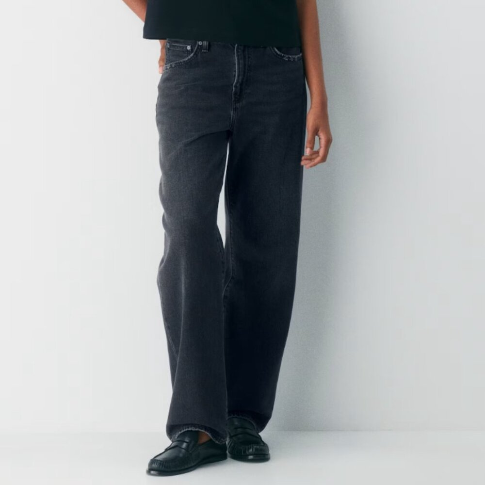 Aritzia Denim Forum The '90s Marlo Hi-Rise Baggy Jean Size 28